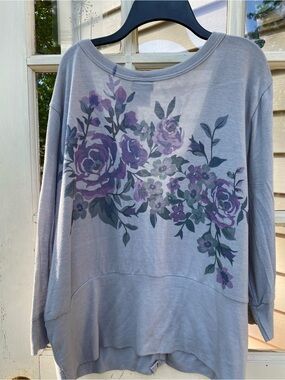 torrid Lavender Floral Cardigan Sweater